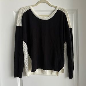For Cynthia mesh back sweater